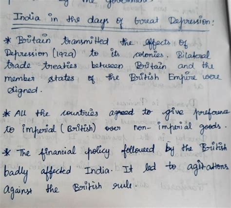 explain the impact of the Great Depression on Indian farmers in 22 ...