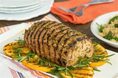 Grilled Citrus Marinated Pork Loin - Nibbles and Feasts