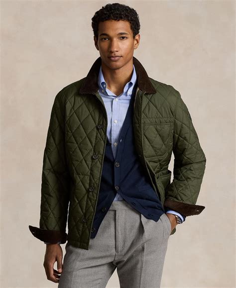 Polo Ralph Lauren The Beaton Quilted Utility Jacket in Brown for Men | Lyst