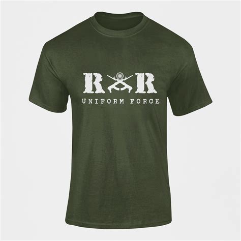 Buy Men's Army T-shirt | RR Uniform Force Online – Olive Planet