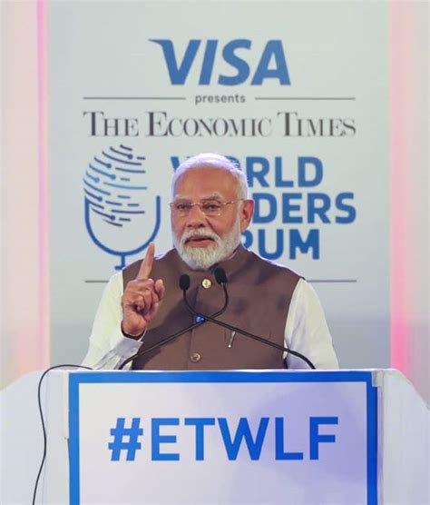 PM Modi addresses Economic Times World Leaders Forum in New Delhi