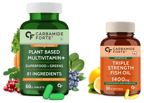 Carbamide Forte Plant Based Multivitamin Tablets (60 Veg Tablets ...