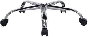RAJCHEIF Chair Office Revolving Chair Parts Chrome Spider Base For ...
