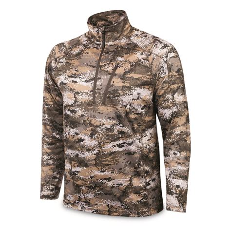 Huntworth Men's Lightweight Pique Knit Quarter-Zip Pullover - 719732 ...