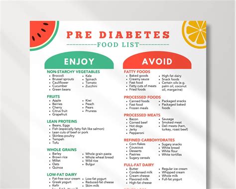 Pre diabetic food list for pre diabetes low sugar food meal plan prediabetes food chart and ...