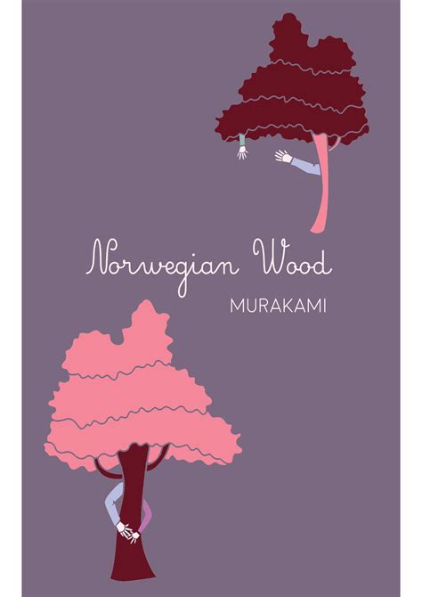 "Norwegian Wood" by Haruki Murakami on Behance