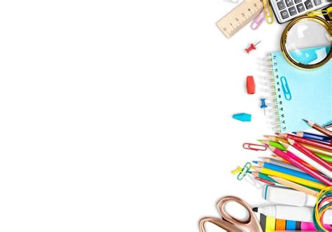 School Stationery Background 的图像结果