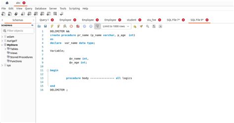 How to Use Stored Procedure SQL 的图像结果