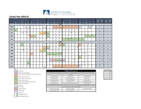 Dcps Calendar 24 25 Printable - King Printables