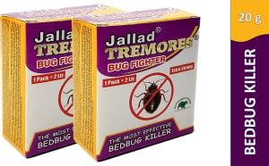 Jallad Tremores Bed Bug Killer - Pest Control 20 gms (Pack of Two ...