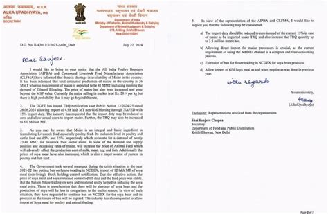 animal husbandry secretary advocated for increasing maize import with ...
