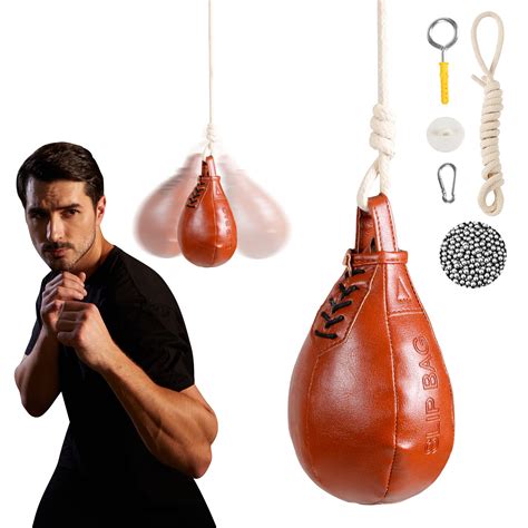 Buy Boxing Slip Bag, UWTHFIT Speed Bag Boxing Dodge Bag Maize Slip Ball ...