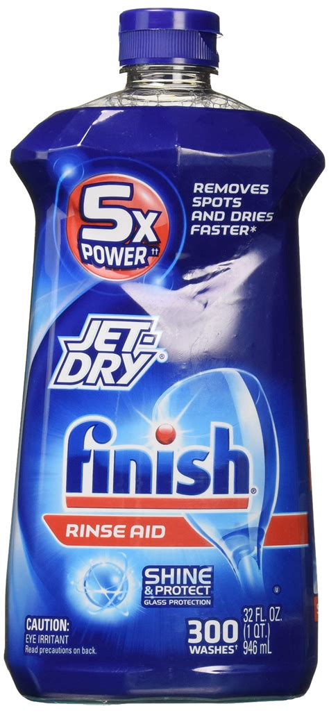 Finish Jet-Dry Rinse Aid 32oz - Dishwasher Rinse & Drying Agent | Buy ...