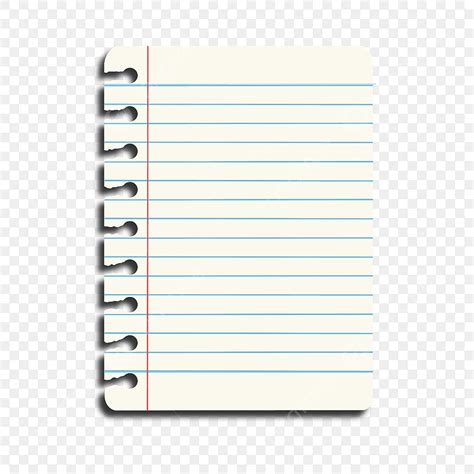 Spiral Notebook Paper Clipart