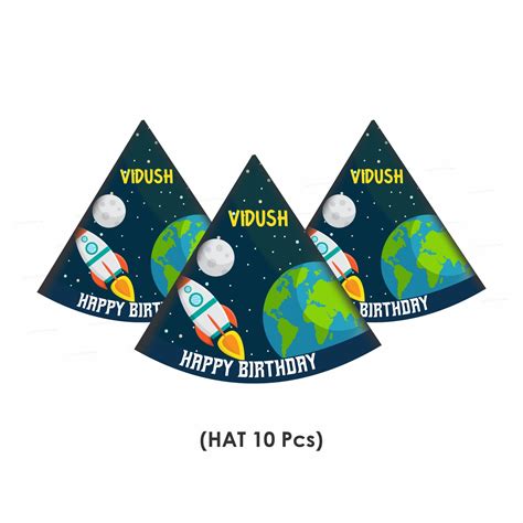 Space Theme Hat | Personalized Birthday Celebration Items Online ...