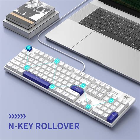 MageGee Mechanical Gaming Keyboard LED Blue Backlit India | Ubuy