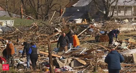 Dangerous tornadoes rip through six US states, kill more than 80 people ...