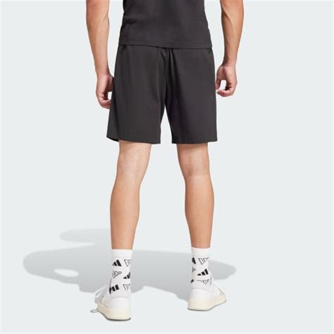 adidas Essentials Linear Single Jersey Shorts - Black | adidas India