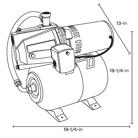 Utilitech 1/2-HP 11-GPM Cast Iron Shallow Well Jet Pump 148013 at Lowes.com