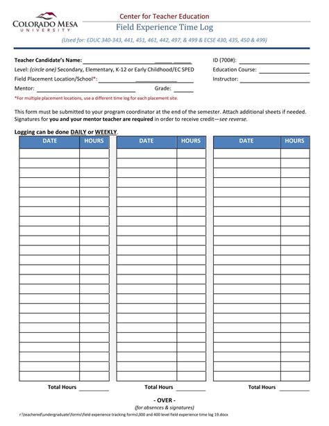 Image result for Time Log Notebook Example