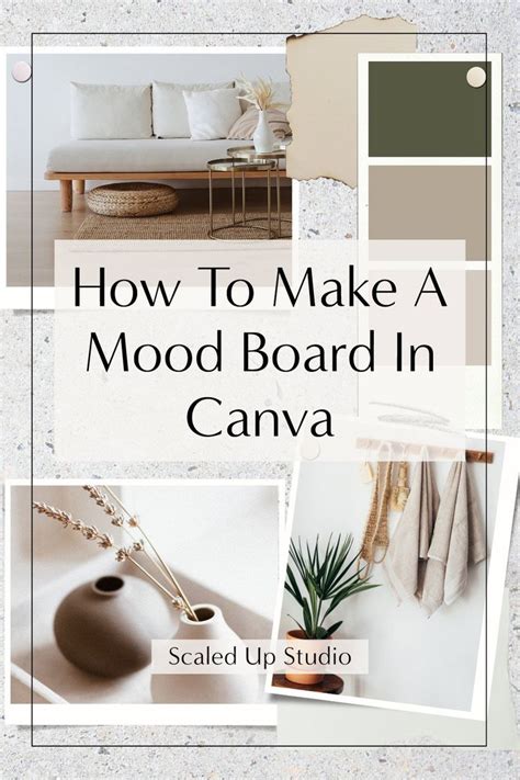 mood board on canva