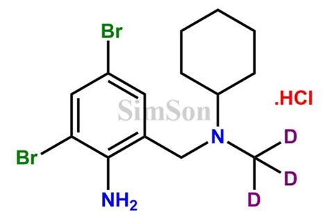 Bromhexine D3 Hydrochloride | CAS No- NA | Simson Pharma Limited