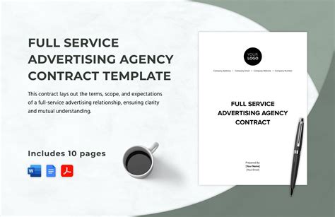 Ad Agency Contract Template - prntbl.concejomunicipaldechinu.gov.co