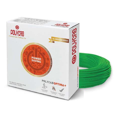 Polycab Optima+ PVC Insulated Domestic Electrical Wire - 90 Meter ...