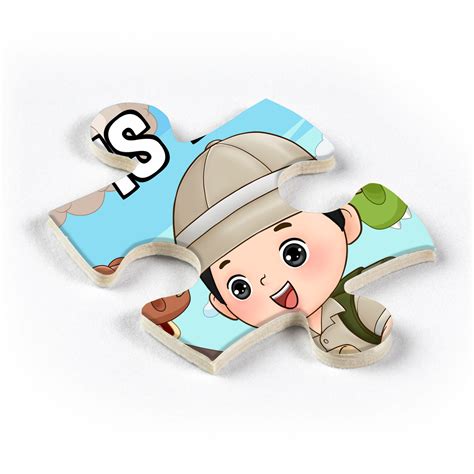 Jigsaw Puzzle Personalized - My name is ... | Gift for Kids - Trendy ...