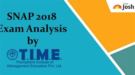 SNAP 2018 Exam Analysis by T.I.M.E | Know Expected SNAP 2018 Cutoffs