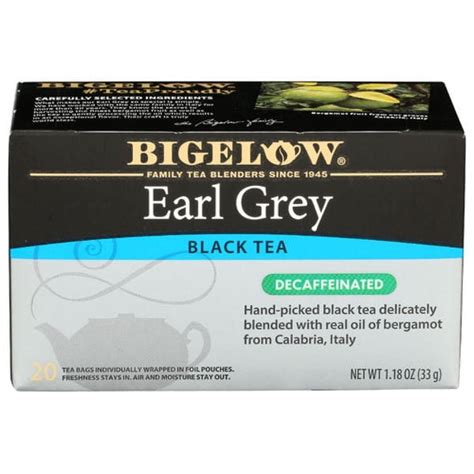 Bigelow Decaf Earl Gray Tea 20 ct Package May Vary - Walmart.com