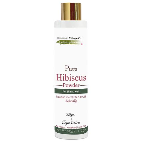Himalayan Village Organic Hibiscus Flower Powder | Hibiscus rosa ...