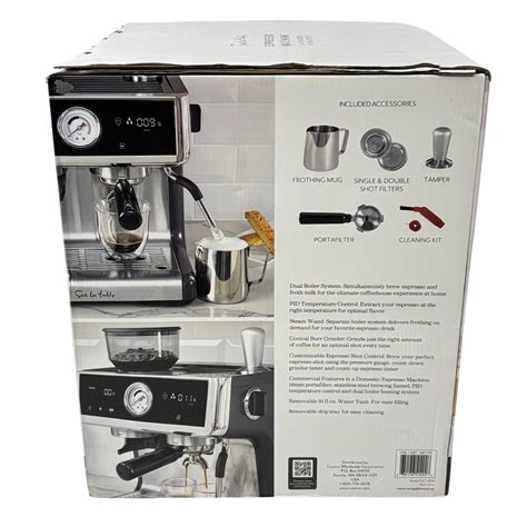 Sur La Table SLT-4209 Dual Boiler & Grinder Espresso Machine