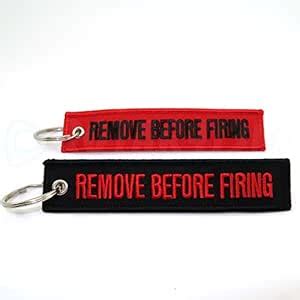 Rotary13B1 Remove Before Firing Keychain - Black & Red Combo - 2pcs ...