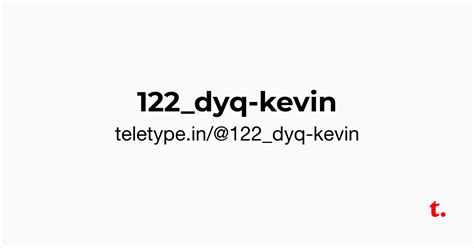 @122_dyq-kevin — Teletype
