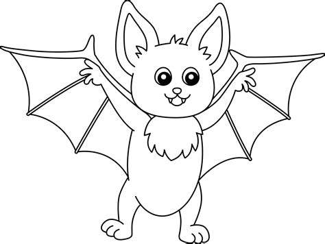 Bat Coloring Sheet