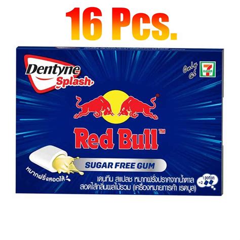 16 x Dentyne Splash X Redbull Red Bull Chewing Sugar Free Gum Mixed ...