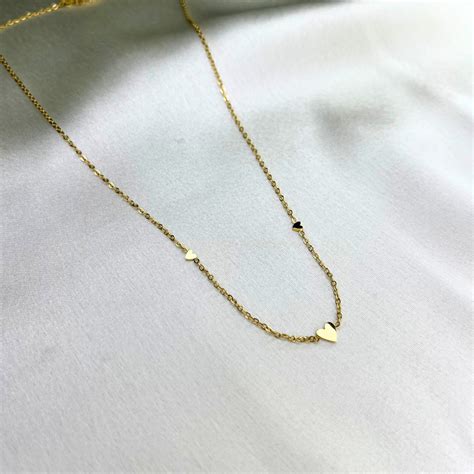 18 KT Gold plated - Minimal Heart Necklace : Aarya jewels – Aaryajewels