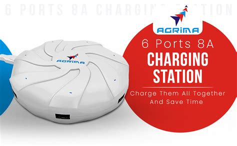 GALXi 6 Ports 8A Home/Office Charging Station : Amazon.in: Computers ...