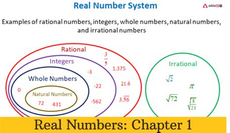 Image result for Example of Real Numbers