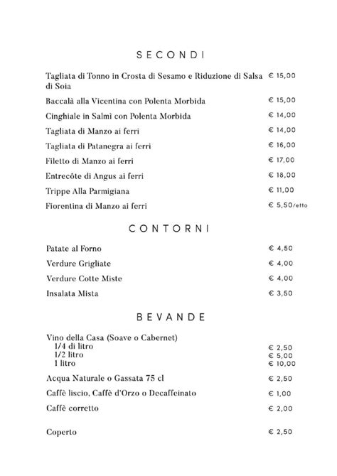 Menu 2024 - Enoteca di Monteforte d'Alpone in Alpone | TheFork