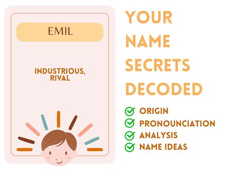Emil - Boy Name Meaning and Pronunciation