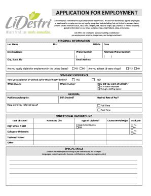 Fillable Online application for bemploymentb online Fax Email Print ...