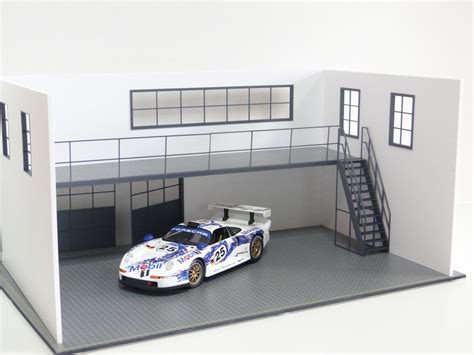 Scale 1:18 Two-floor Car Model Garage BIG Diorama Model Kit - Etsy New Zealand