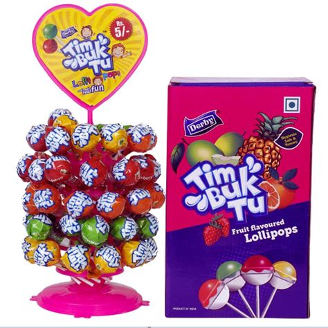 Derby Tim Buk Tu Mix Fruit Flavors Lollipops | 60Pieces Lollipops ...