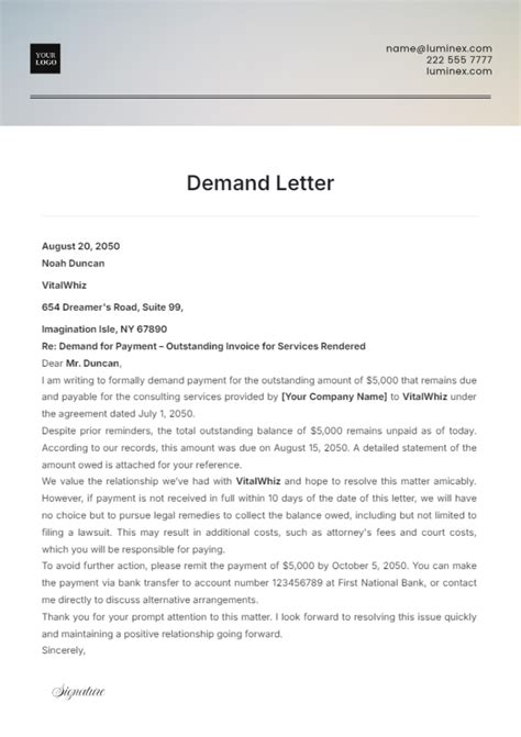 Settlement Demand Letter Employment Discrimination Exle - Infoupdate.org