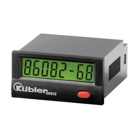 6.134.012.863 Kubler | Kubler CODIX 134 Hour Meter, Counter, 8 Digit ...