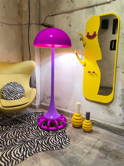 Jellyfish Floor Lamp: Elegant Lilac Illumination For Sale at 1stDibs ...