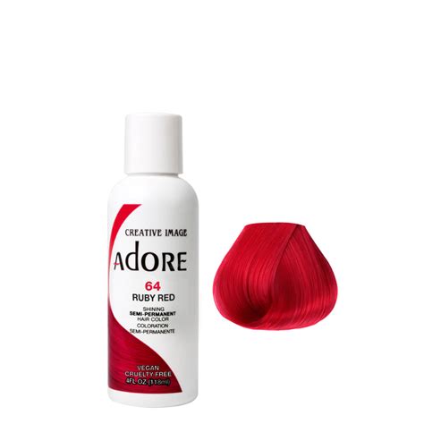 Adore Semi Permanent Hair Color - 64 Ruby Red - Haircare Works