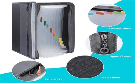 CUBIC Professional Portfolio Document File for Document Storage Leather ...